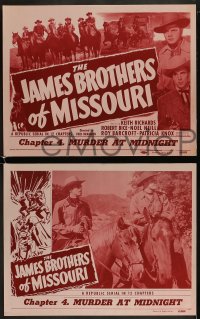 1k629 JAMES BROTHERS OF MISSOURI 4 chapter 4 LCs 1949 Republic western serial, Murder at Midnight!