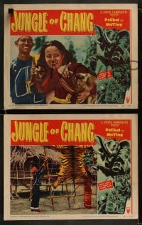 1k538 JUNGLE OF CHANG 5 LCs 1951 Man och Kvinna, filmed midst the perils of wildest Siam!