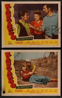 1k539 KANGAROO 5 LCs 1951 Chips Rafferty, Maureen O'Hara, Peter Lawford, Australian outback!