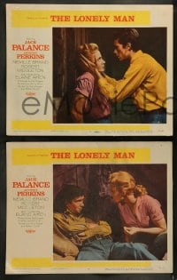 1k196 LONELY MAN 8 LCs 1957 Elaine Aiken, Jack Palance, Anthony Perkins, Henry Levin western!