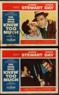 1k543 MAN WHO KNEW TOO MUCH 5 LCs 1956 Hitchcock, James Stewart, Daniel Gelin, Bernard Miles!