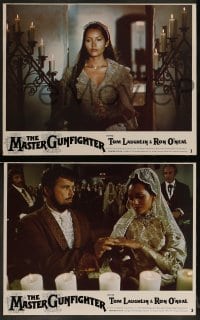 1k216 MASTER GUNFIGHTER 8 LCs 1975 Tom Laughlin, Barbara Carrera, sword-fighting cowboy western!