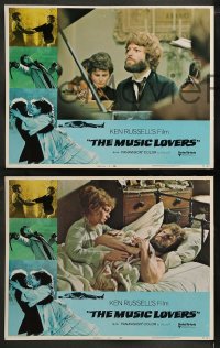 1k228 MUSIC LOVERS 8 LCs 1971 Richard Chamberlain & Glenda Jackson, directed by Ken Russell!