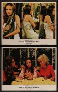 1k253 ONE IS A LONELY NUMBER 8 LCs 1972 sexy Trish Van Devere, Janet Leigh, Melvyn Douglas!