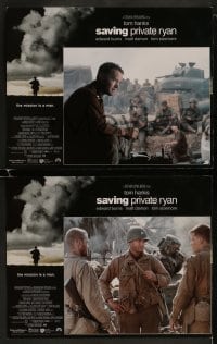 1k005 SAVING PRIVATE RYAN 12 LCs 1998 Steven Spielberg, Tom Hanks, Tom Sizemore, Matt Damon, Davies!