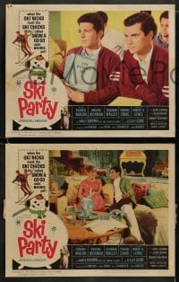 1k434 SKI PARTY 7 LCs 1965 Frankie Avalon, Dwayne Hickman, snow a go-go!