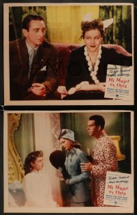 1k663 SUDDENLY IT'S SPRING 4 Spanish/US LCs 1946 Paulette Goddard, MacMurray, different images!