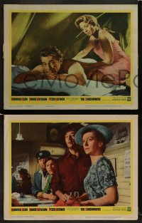 1k665 SUNDOWNERS 4 LCs 1961 great images of Robert Mitchum, Peter Ustinov, Glynis Johns!
