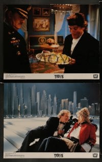 1k441 TOYS 7 color 11x14 stills 1992 Robin Williams, Joan Cusack, directed by Barry Levinson!