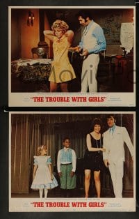 1k783 TROUBLE WITH GIRLS 3 LCs 1969 Elvis Presley, Marlyn Mason, Sheree North!