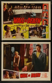 1k361 WALL OF DEATH 8 LCs 1952 knockouts, heart throbs, cool boxing & motorcycle stuntman images!
