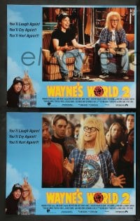 1k365 WAYNE'S WORLD 2 8 LCs 1993 Mike Myers, Dana Carvey, Carrere, from Saturday Night Live sketch!