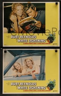 1k368 WHITE LIGHTNING 8 LCs 1973 moonshine bootlegger Burt Reynolds, Ned Beatty