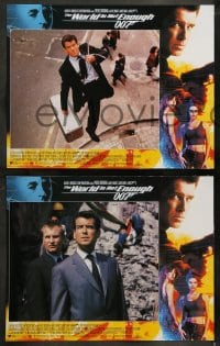 1k007 WORLD IS NOT ENOUGH 12 LCs 1999 Pierce Brosnan as James Bond, Denise Richards, Sophie Marceau!