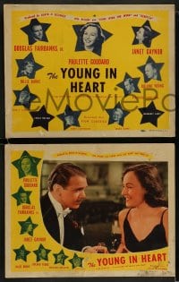 1k376 YOUNG IN HEART 8 LCs R1944 all with gorgeous Janet Gaynor and Richard Carlson!