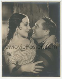 1m523 BAD ONE deluxe 10.75x13.5 still 1930 romantic c/u of Dolores Del Rio & Edmund Lowe by Miehle!