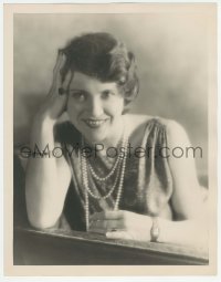 1m653 RUTH CHATTERTON deluxe 11x14 still 1920s smiling head & shoulders portrait by Otto Dyar!