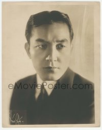 1m594 MAN WHO LAUGHED LAST deluxe 11x14 still 1929 portrait of Sessue Hayakawa, parody of classic!