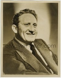 1m664 SPENCER TRACY deluxe 10x13 still 1940s great seated smiling portrait of the leading man!