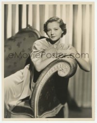 1m674 SYLVIA SIDNEY 10.25x13 still 1935 seated portrait w/ enigmatic look by Eugene Robert Richee!