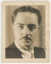 1m692 WILLIAM POWELL deluxe 11x14 still 1920s head & shoulders portrait by George P. Hommel!