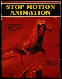 1m053 STOP MOTION ANIMATION softcover book 1980 step by step guide on how to make your own films!