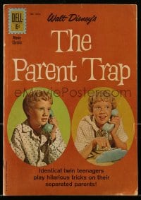 1m013 PARENT TRAP comic book 1961 Disney, Hayley Mills as separated identical twin teens!