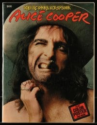 1m372 ALICE COOPER magazine 1975 cool Rolling Stone scrapbook, includes 17x22 color poster!