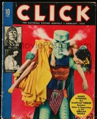 1m377 CLICK magazine February 1939 Martian Terror explains what's happening to the German people!