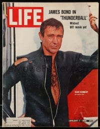 1m407 LIFE MAGAZINE magazine January 7, 1966 Connery as James Bond in Thunderball by Loomis Dean!