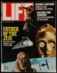 1m408 LIFE MAGAZINE magazine June 1983 Star Wars Return of the Jedi cover, Father of the Jedi!