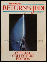 1m474 RETURN OF THE JEDI magazine 1983 official collectors edition, filled with many color images!