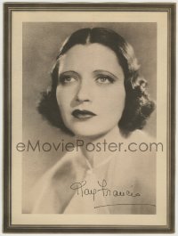 1m012 KAY FRANCIS 9x12 collectible studio portrait 1934 giveaway from Lux Toilet Soap!
