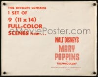 1m024 MARY POPPINS 12x15 LC envelope 1964 Walt Disney does NOT contain any lobby cards!