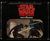 1m073 STAR WARS art portfolio w/ 21 prints 1980 contains rare McQuarrie art that was never used!