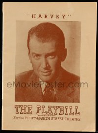 1m004 HARVEY playbill 1947 James Stewart takes over the lead role from Joe E. Brown!