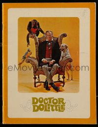 1m285 DOCTOR DOLITTLE souvenir program book 1967 Rex Harrison speaks with animals, Richard Fleischer
