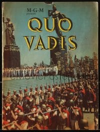 1m336 QUO VADIS souvenir program book 1951 Robert Taylor & Deborah Kerr in Ancient Rome, MGM epic!