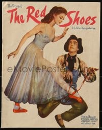 1m337 RED SHOES Australian souvenir program book 1951 Powell & Pressburger, Moira Shearer, ballet!