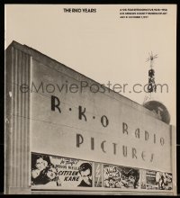 1m338 RKO YEARS souvenir program book 1977 retrospective from Los Angeles County Museum of Art!