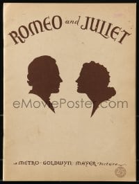 1m341 ROMEO & JULIET souvenir program book 1936 Norma Shearer, Leslie Howard, William Shakespeare