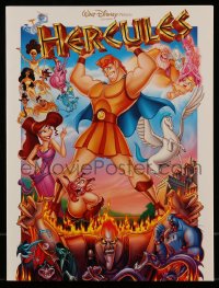 1m155 HERCULES 6-page screening program 1997 Walt Disney Ancient Greece fantasy cartoon!