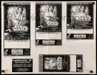 1m008 EMPIRE STRIKES BACK ad slick R1997 they're back on the big screen!