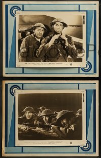 1m097 IMMORTAL SERGEANT 6 8x10 stills on 11x14 backgrounds 1943 World War II soldier Henry Fonda!