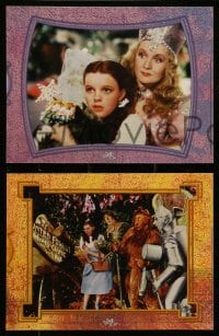 1m074 WIZARD OF OZ set of 6 9x12 color litho prints R1998 Judy Garland classic, great images!