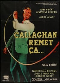1p513 CALLAGHAN REMET CA French 1p 1961 Clement Hurel art of Tony Wright as Slim Callaghan!