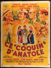 1p522 CE COQUIN D'ANATOLE French 1p 1951 Rene Renneteau art of Frederic Duvalles with sexy ladies!