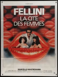 1p525 CITY OF WOMEN French 1p 1980 Fellini's La Citta delle donne, Mastroianni & sexy girl