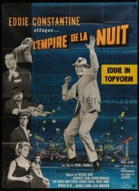 1p574 EMPIRE OF NIGHT French 1p 1962 Pierre Grimblat's L'empire de la nuit, Eddie Constantine!