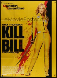 1p681 KILL BILL: VOL. 1 French 1p 2003 Quentin Tarantino, full-length Uma Thurman with katana!